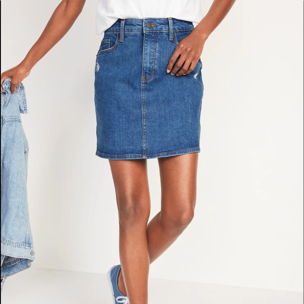 Jean skirt 6